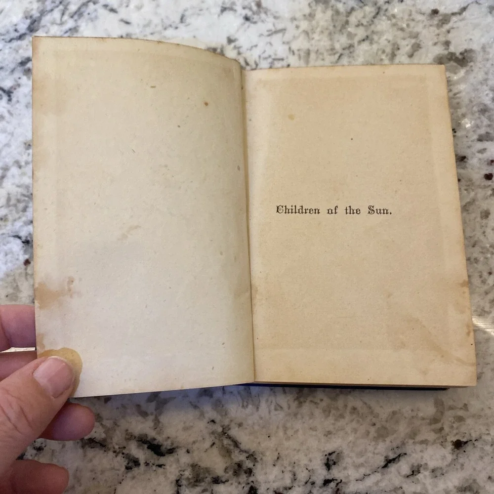 Antique‎ 1860s Children of the Sun Poems for the Young Caroline M. Gemmer